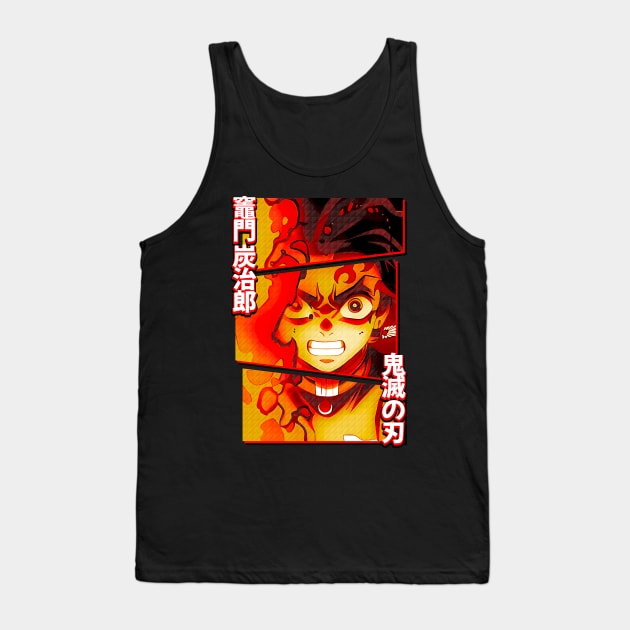 Tanjiro Kamado Tank Top by Anima X Anima